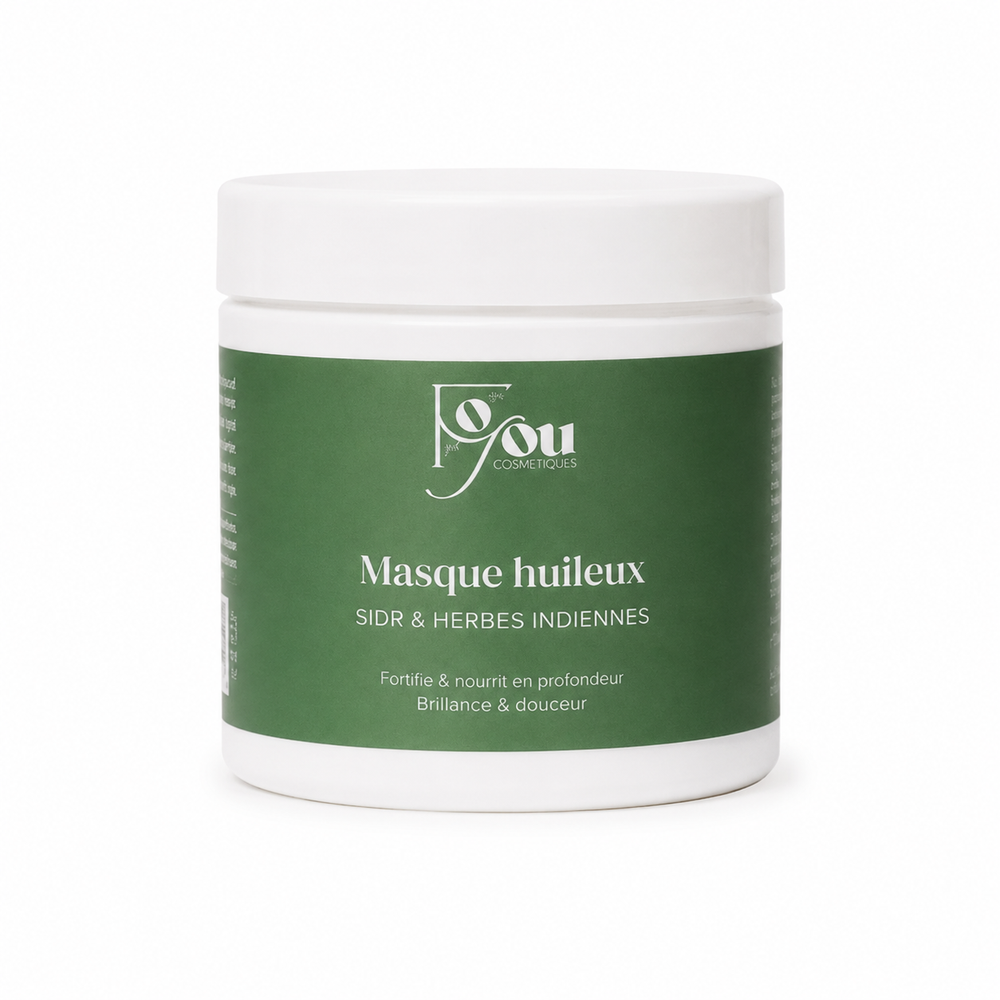 Masque Huileux Sidr & Herbes Indiennes – Masque huileux au Sidr et aux herbes indiennes